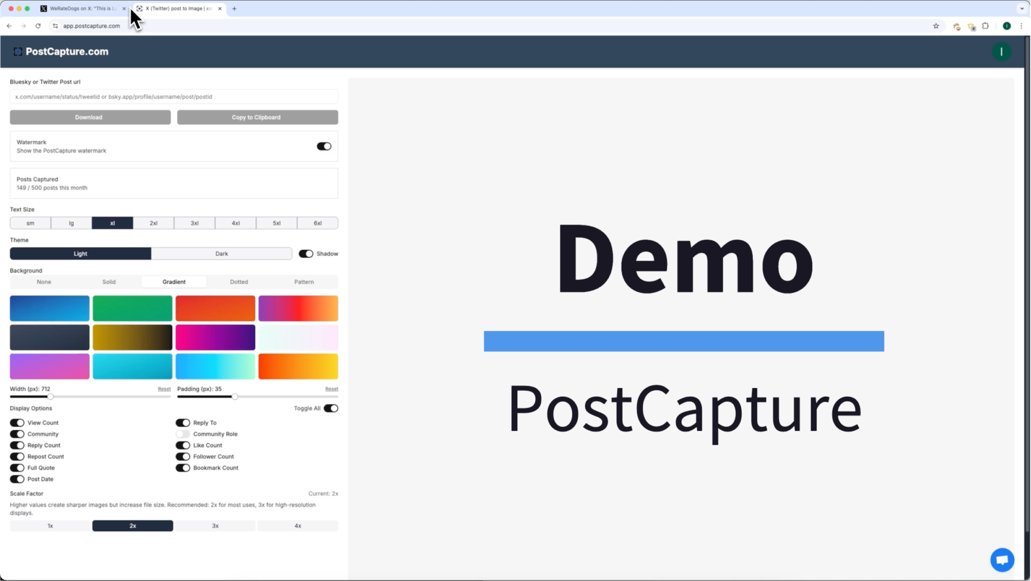 PostCapture